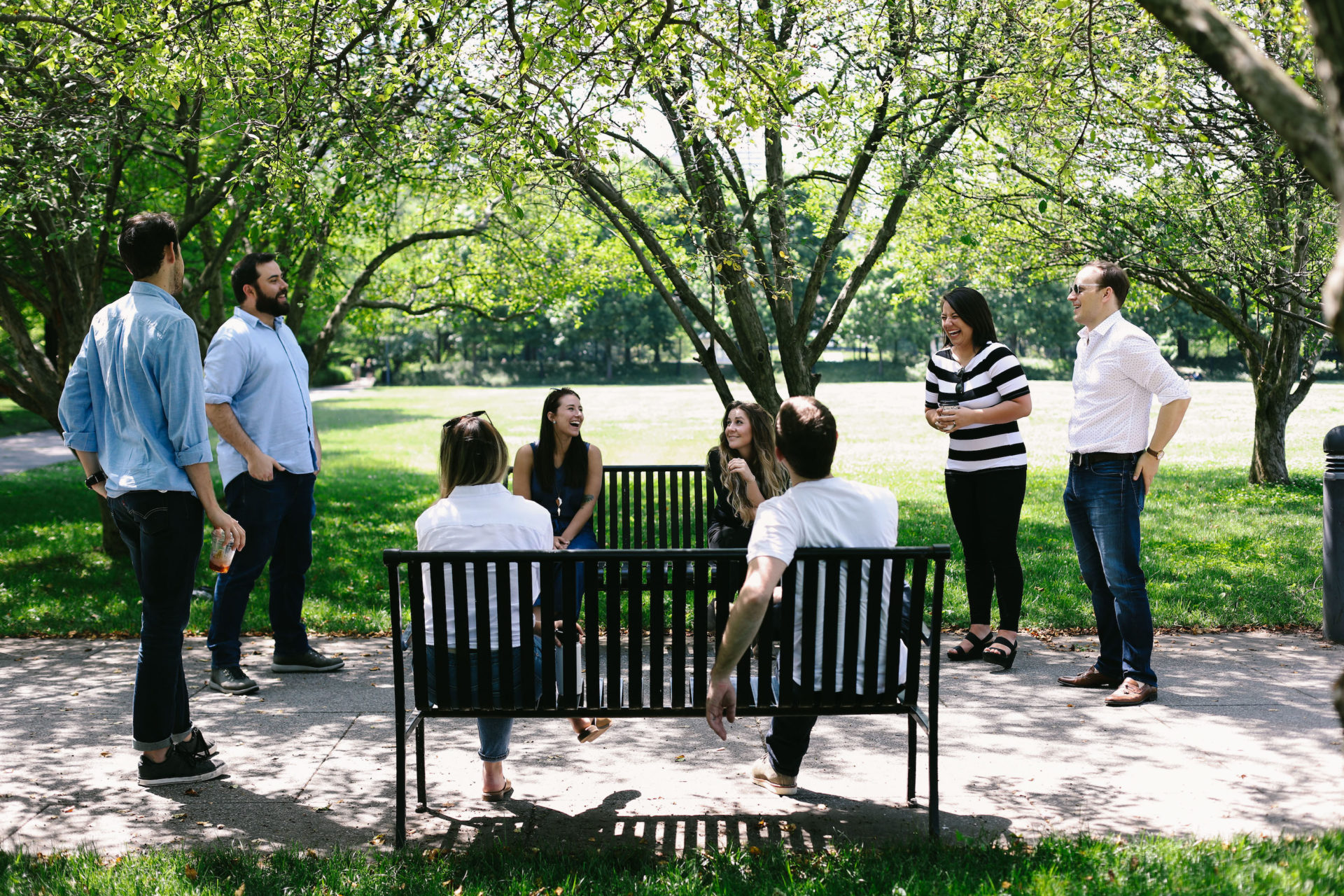 Astute team hanging out in downtown Nashville.