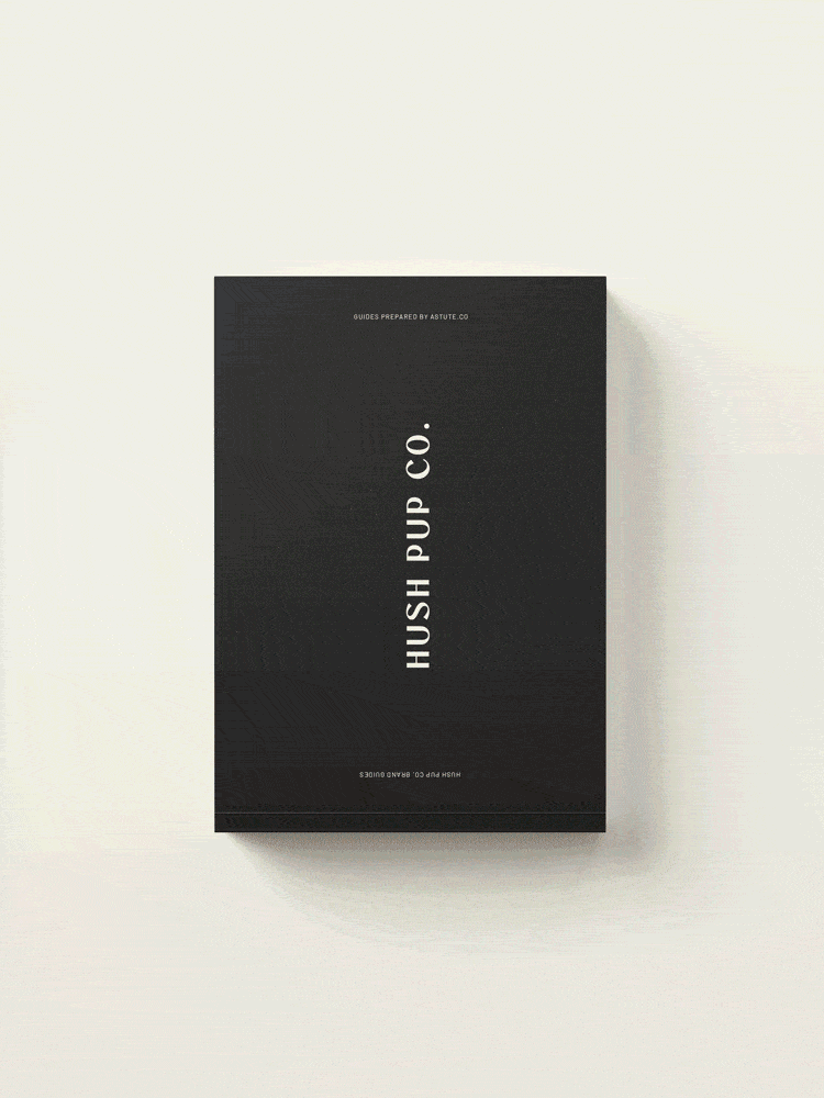 Hush Pup Co. Brand Identity - Branding Services by Astute Communications